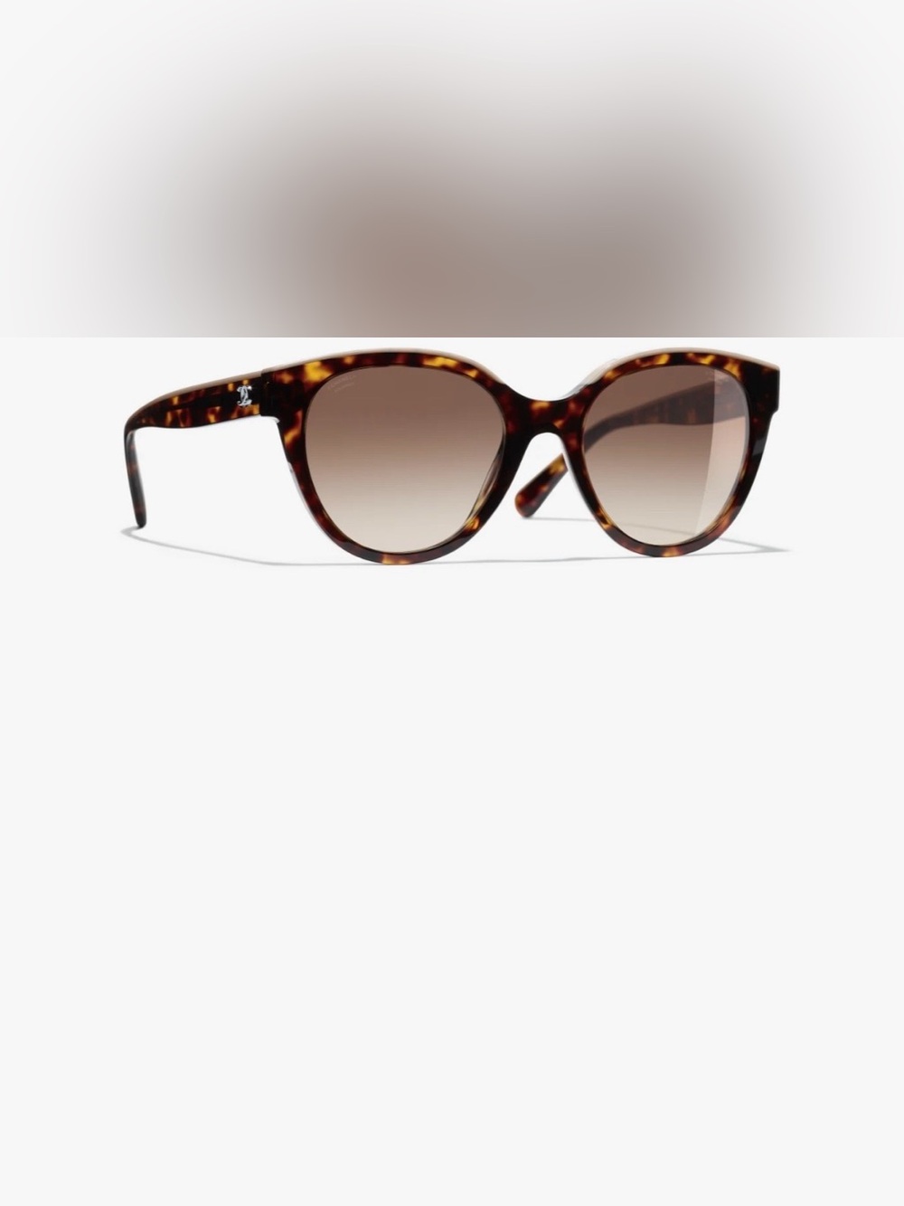 Genuine Chanel polarized Tortoiseshell Sunglasses